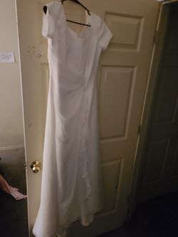 White formal dress