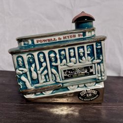 1968 Ezra Brooks Powell And Hyde Trolley Car Decanter