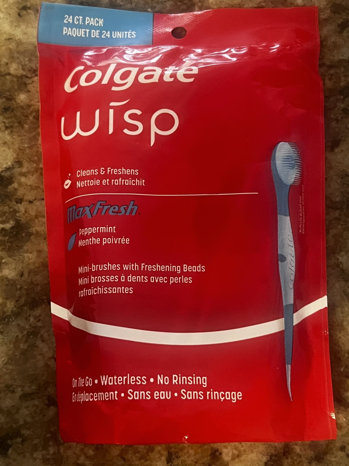 Colgate No Rinse Toothbrush
