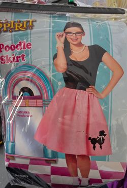 Halloween Adult Poodle Skirt Costume