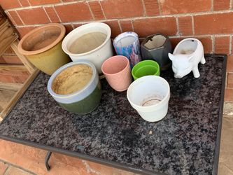 Wonderful Design Mixed Lot of Plant Pots and Planters
