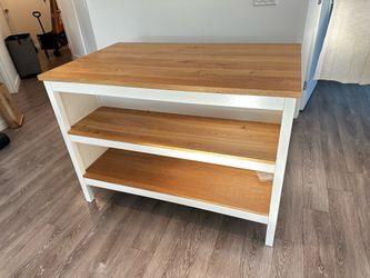 Ikea TORNVIKEN Kitchen island, off-white/oak