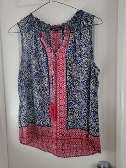 Brand:Zac &Racchel PETITE.Model:short Sleeves Shirt For Woman.:color:blue,red,white And Black.size:PXL.