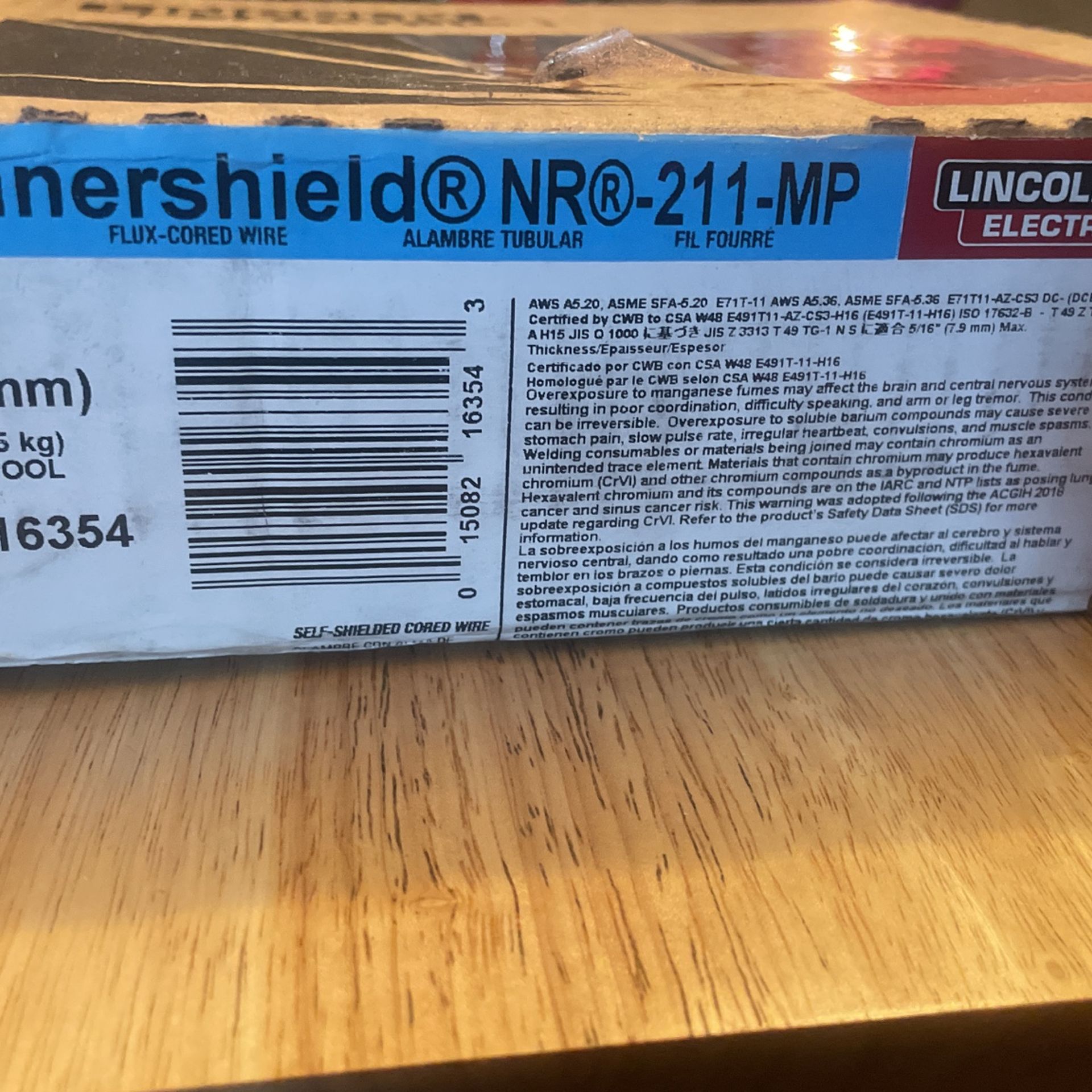 Lincoln Electric Welding Wire innershield NR211MP .035” 10 Lb Spool