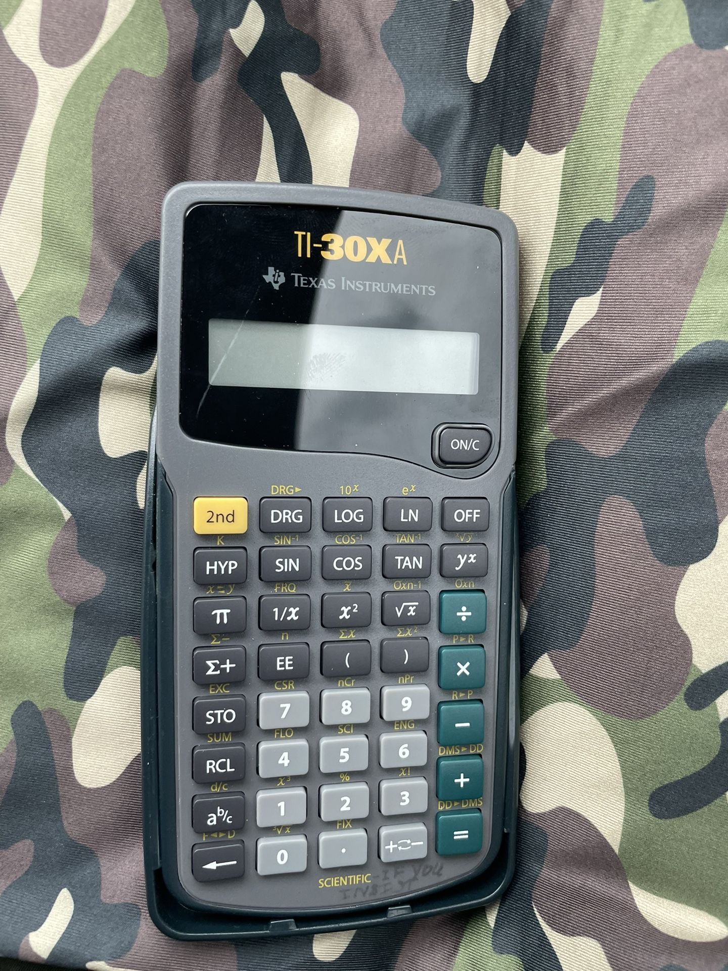 TI 30Xa And TI 30Xa Solar Calculator