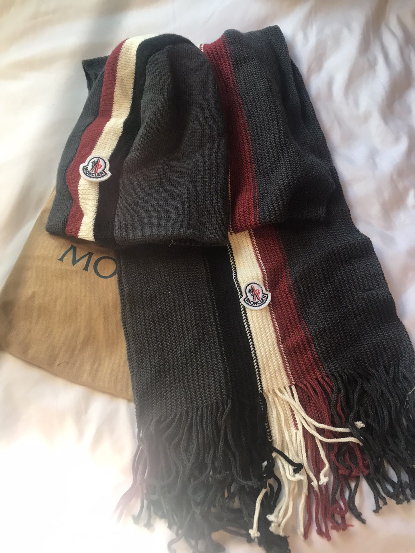 Moncler Hat And Scarf Set