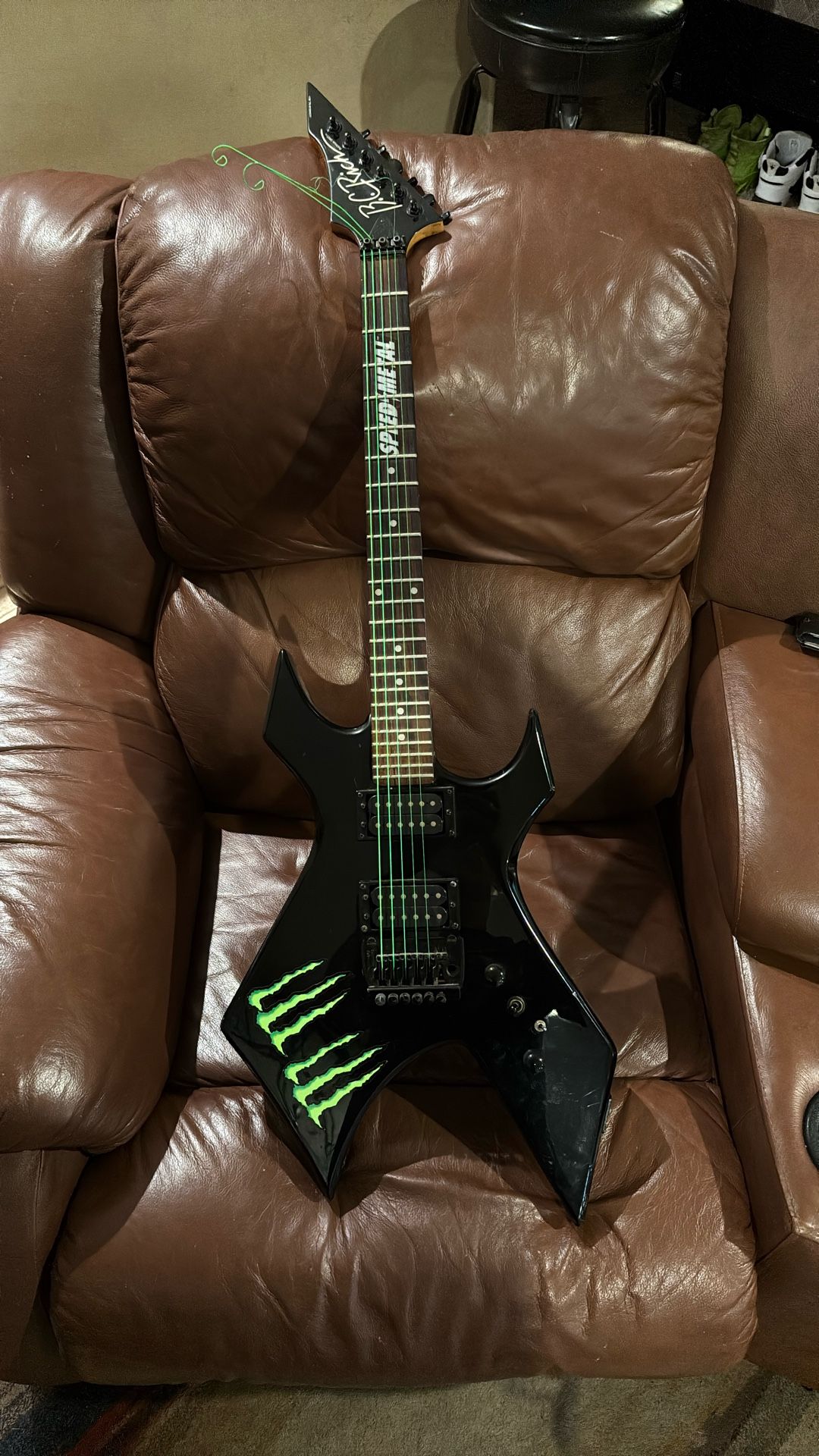 80s BC RICH WARLOCK PLATINUM SERIES Reverse Headstock