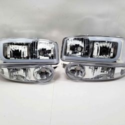 Headlights for 01-07 GMC Yukon Denali