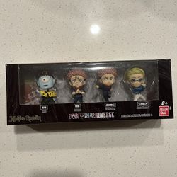 Jujutsu Kaisen ADVERGE Figurine Set of 4 Yuji Itadori Kento Nanami Sukuna Jogo