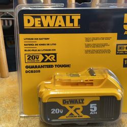 DEWALT 20-Volt MAX XR Premium Lithium-Ion 5.0Ah Battery