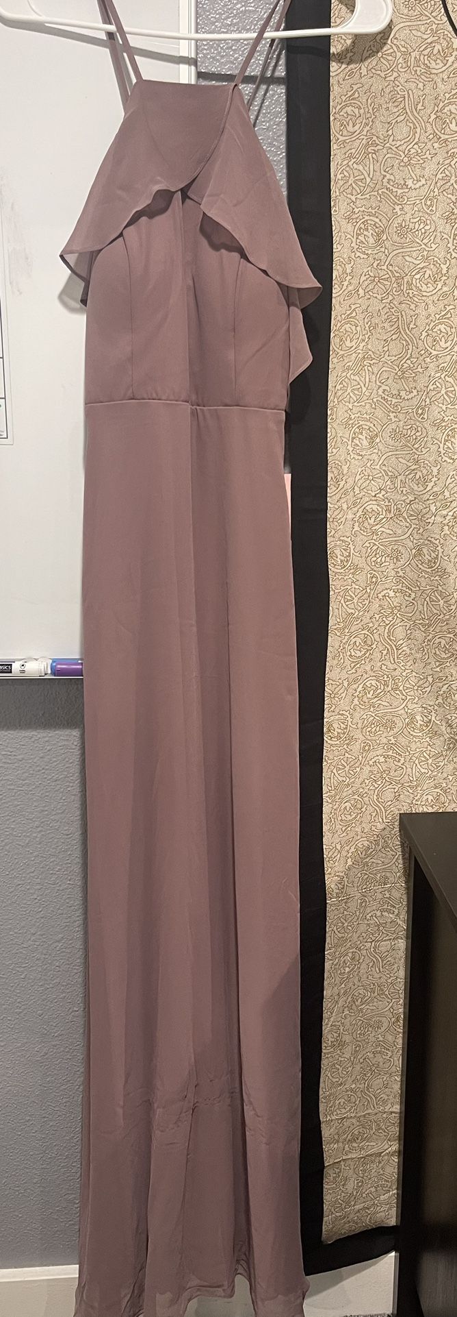 Full Length Bridesmaid Dress