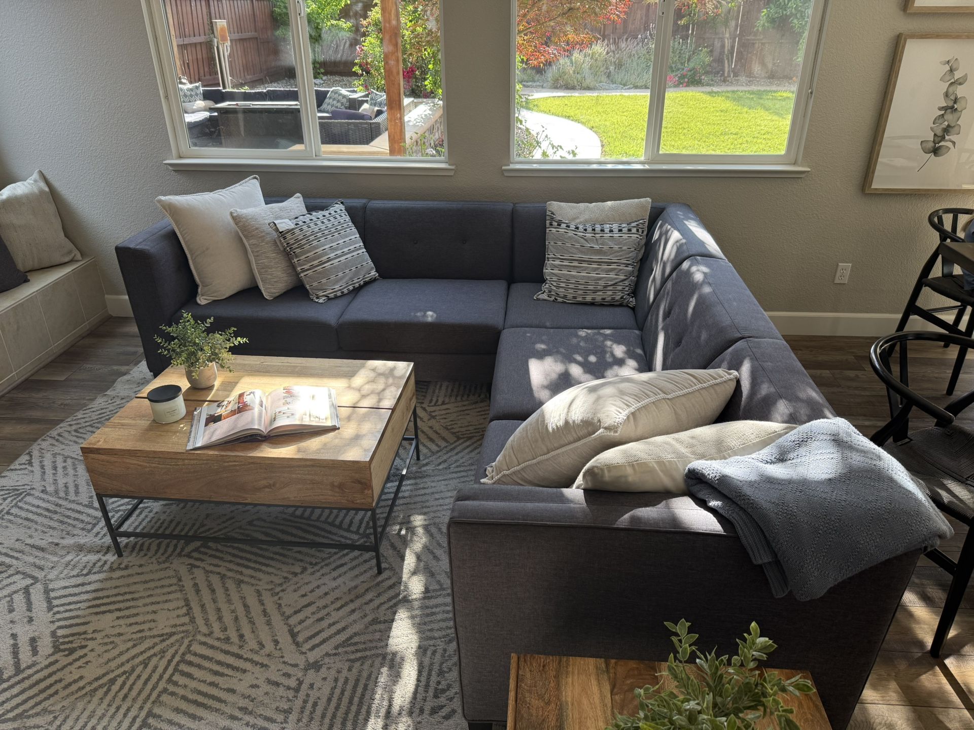 Modern L Couch