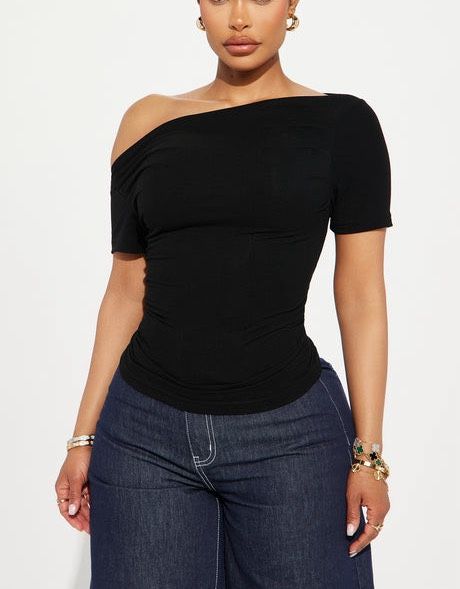 One Shoulder Elegant Top