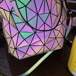 Luminous Geometric Bag Set Plus Mask!