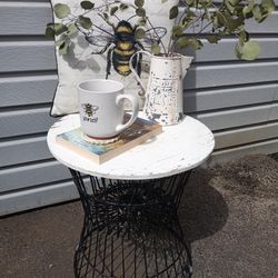 Egg Basket End Table