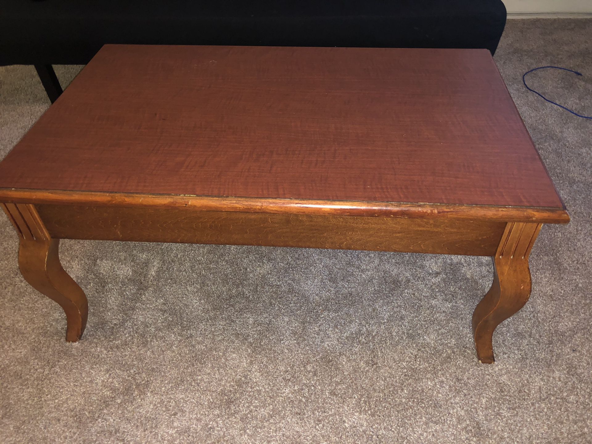 Brown coffee table! Great condition!