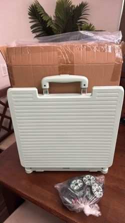 Light Green Hard Shell Carry-On Luggage