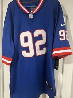 Michael Strahan #92 New York Giants New Style Royal Blue Jersey 2XL