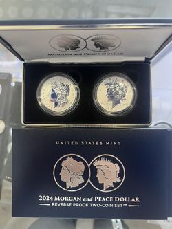 2024 Morgen And Peace Dollar Set 