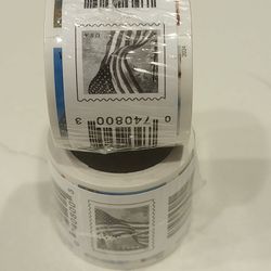 Two Sealed Rolls of Forever Stamps, $156 Value