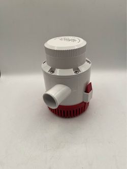 12V 3700 GPH Bilge Pump For Boat, 1.5" outlet