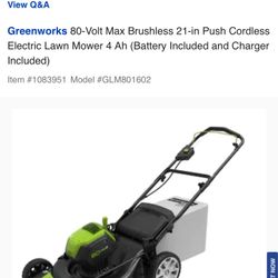 Greenworks Pro Push Mower