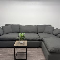 Grey cloud couch new