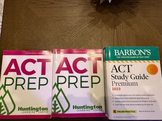 ACT prep books