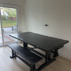Dining table & Benches