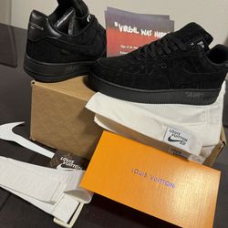 LV Air Force 1 Black Size 8.5