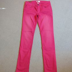 BRAND NEW WITH TAG LADIES SO SKINNY PINK JEANS JUNIORS SIZE 9