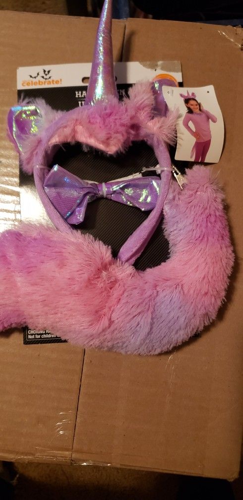 CHILD Unicorn Instant Costume PINK