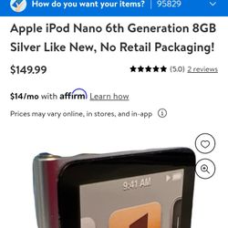 Apple iPad Nano 6 The Generation
