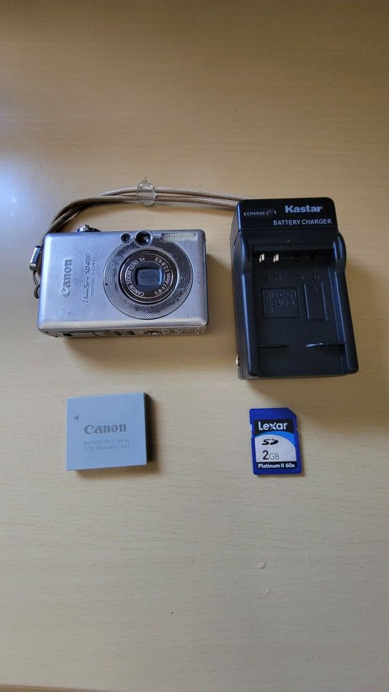 Canon PowerShot Digital ELPH SD400 / Digital IXUS 50 5.0MP Digital Camera -...