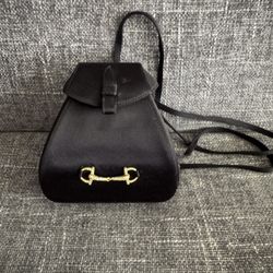 Gucci Horse bit Satin Mini Backpack.