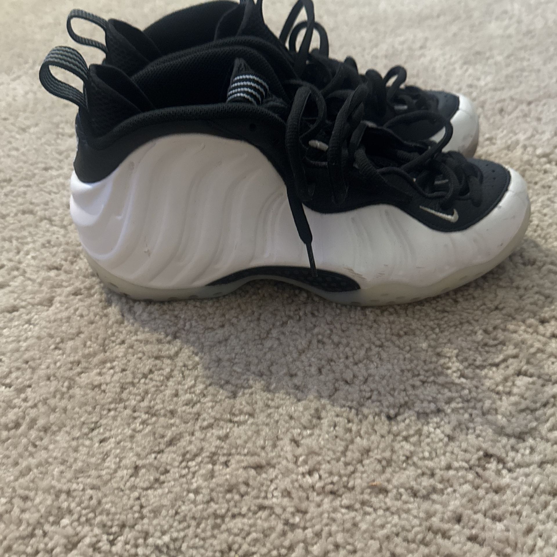 Foamposite White Black