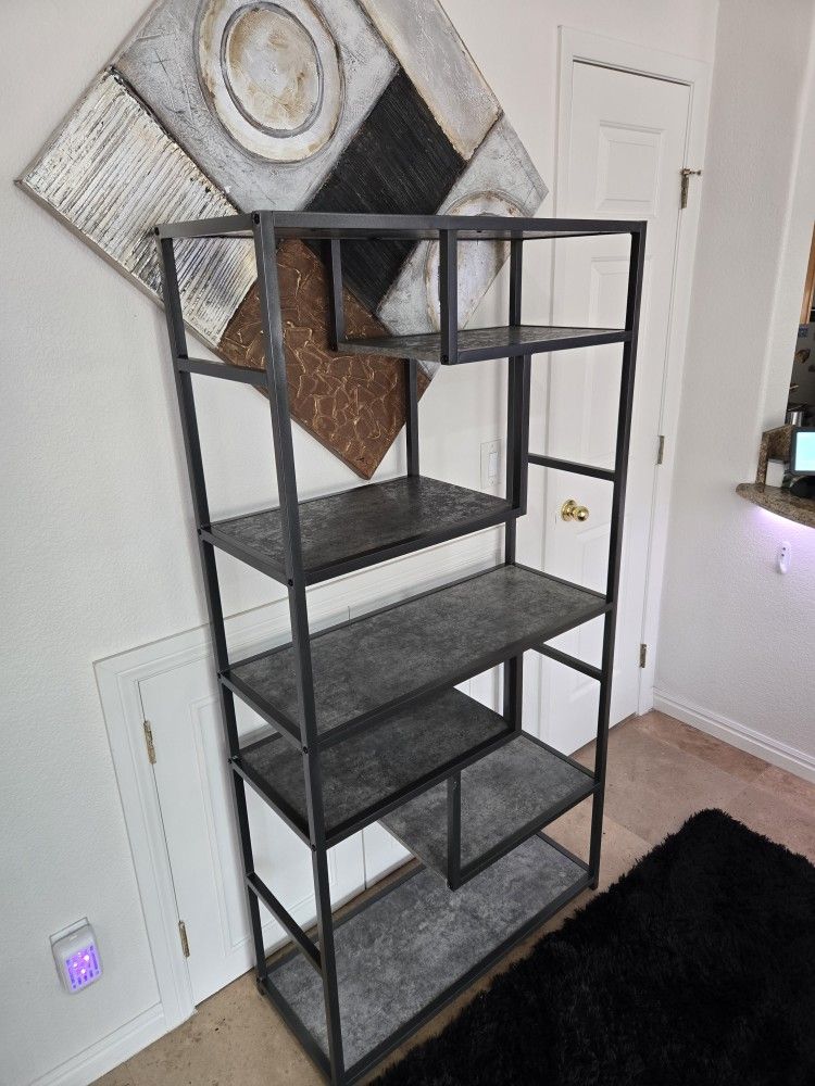 Tall Open Bookcase