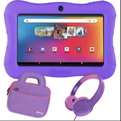 7inch Kids Tablet With Headphone and Tablet Bag