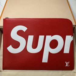 Supreme X Louis Vuitton Jour Epi Rouge
