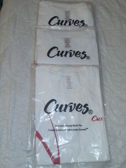 Curves Scoop Neck T- Shirt