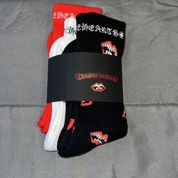 Chrome Hearts Socks 3pack Brand New Jordan