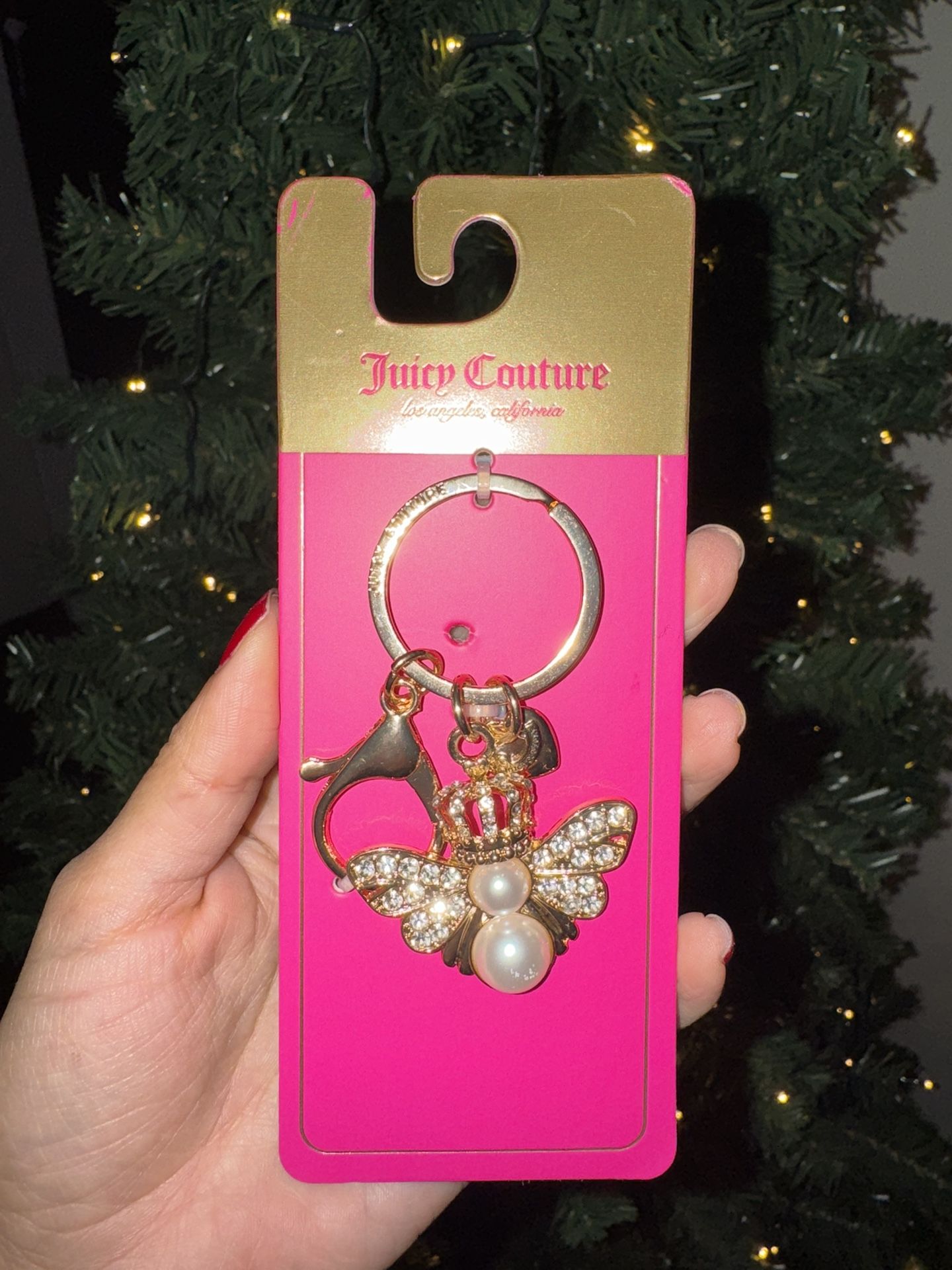 Juicy Couture Queen Bee Keychain