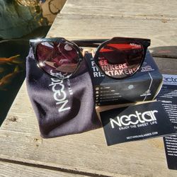 Nectar Sunglasses: Remi Black Polarized NEW