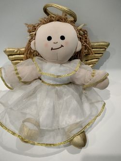 Vintage Plush Guardian Angel