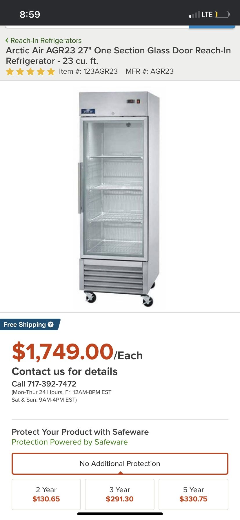 Arctic air commercial refrigerator for Sale in Braselton, GA OfferUp