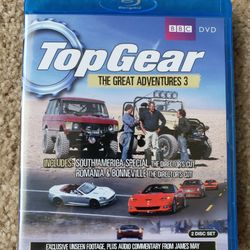 TOP GEAR UK THE GREAT ADVENTURES 3 BLU RAY SET 

