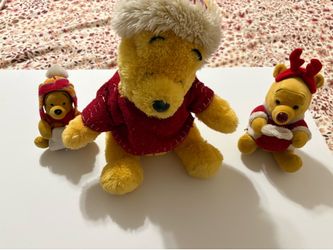 Winnie the Pooh Holiday Plush Set (3-Piece)