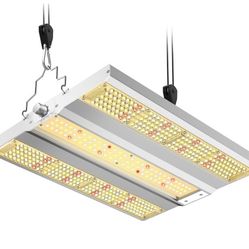 VIPARSPECTRA XS1500 Pro LED Grow Lights for Seed Starting Vegetables Bloom, New-gen Lens Dimming Daisy Chain Full Spectrum Grow Lights for Indoor Plan