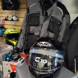Special Combo Deal Motorcycle Jacket And Helmet Brand New Available In Different Sizes $250