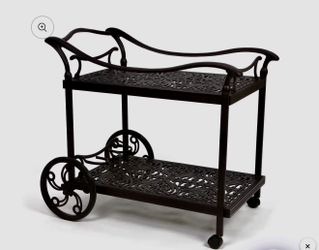 Cast Aluminum rolling Cart